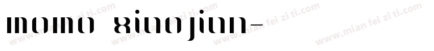 momo xiaojian字体转换